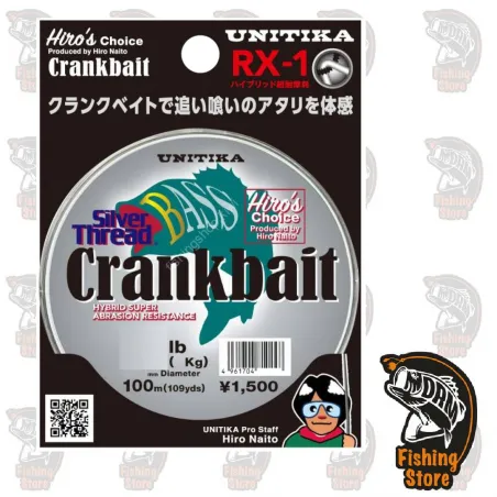 UNITIKA SILVER THREAD BASS CRANKBAIT Tienda Pesca Madrid DRM Fishing