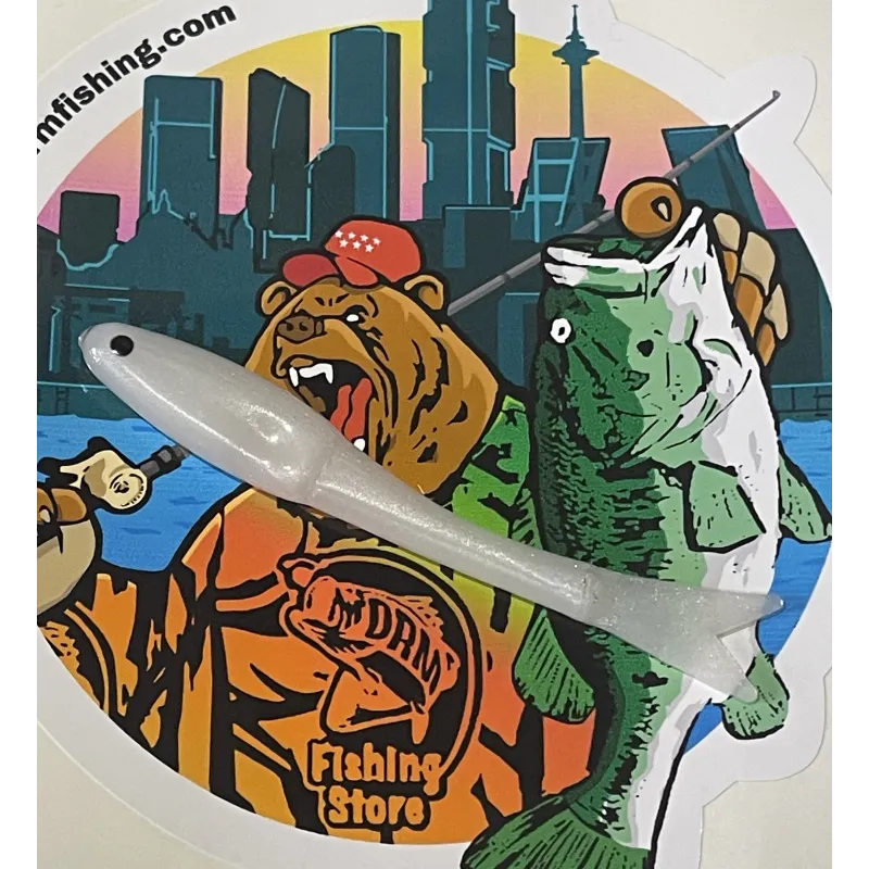 Señuelo de vinilo Longasbaits Slim Alevín 3,6 Tienda  de Pesca Madrid