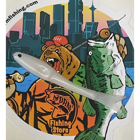 Señuelo de vinilo Longasbaits Slim Alevín 3,6 Tienda  de Pesca Madrid