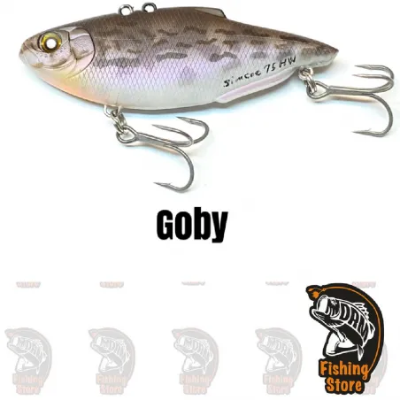Señuelo de pesca Nishine Lure Works Simcoe 75HW Heavy Weight Model DRM