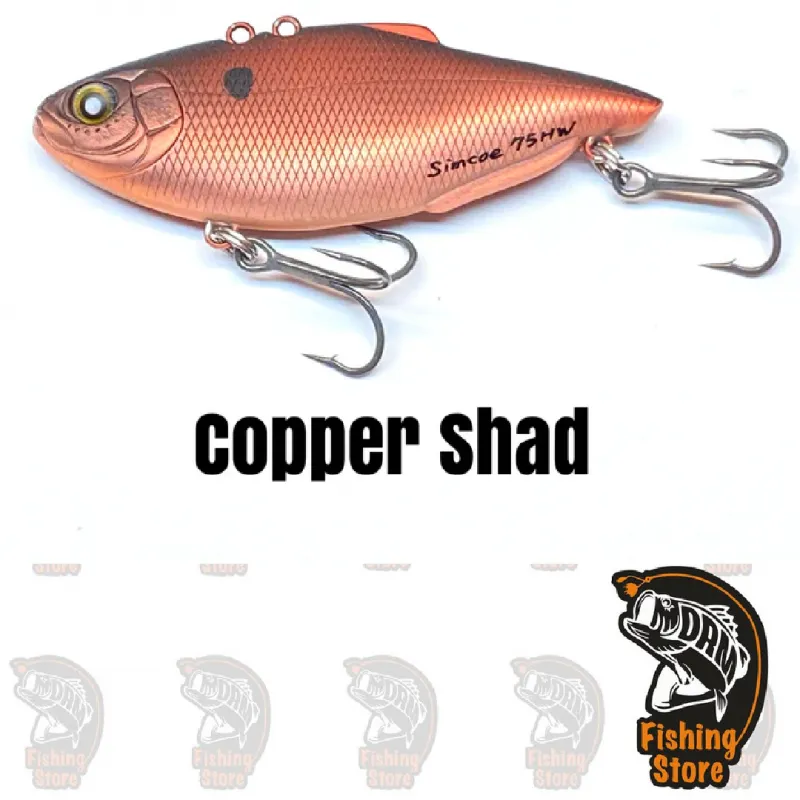Señuelo de pesca Nishine Lure Works Simcoe 75HW Heavy Weight Model DRM