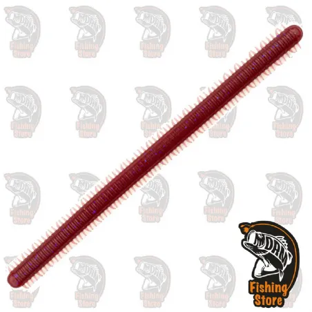 Vinilo pesca  Bass GO2 Bloodworm - BaitFuel 8 ´´American Baitworks DRM