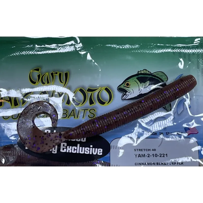 Vinilo de pesca Black Bass Gary Yamamoto Stretch 40 Tienda Madrid DRM