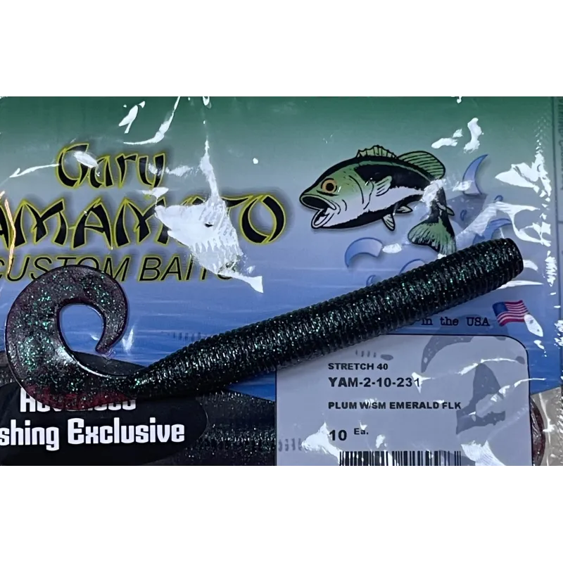 Vinilo de pesca Black Bass Gary Yamamoto Stretch 40 Tienda Madrid DRM