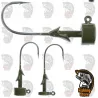 Cabeza plomada - Jig Ned Rig Head 2/0 3/16 oz Black Tienda pesca DRM