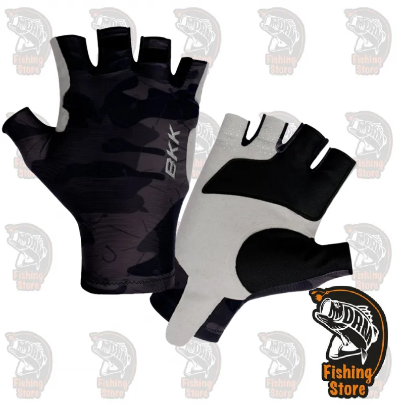 Guante Pesca BKK Flamingo Half Finger tienda Madrid DRM protección U.V