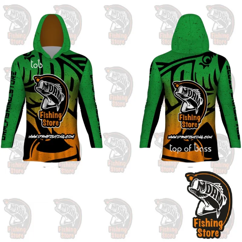 Camiseta técnica de pesca Oficial DRM Fishing Store profesional