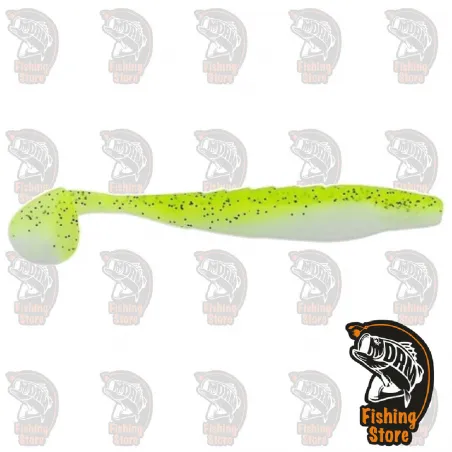 Vinilo Missile Baits Shockwave 4.25" Chartreuse White | DRM Fishing