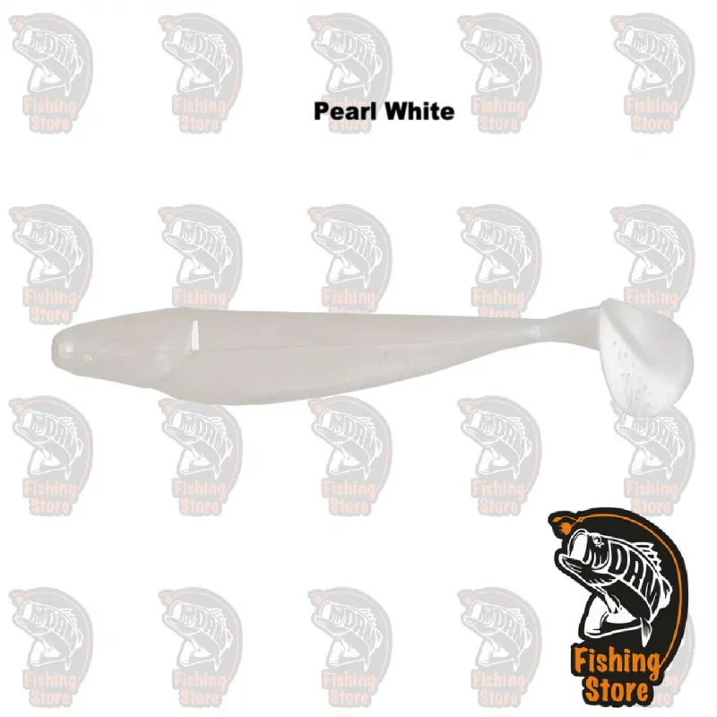 Vinilo Missile Baits Shockwave 4.25" Pearl White | DRM Fishing Store