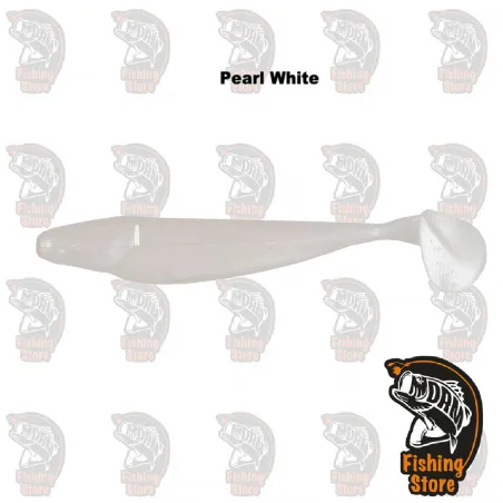 Vinilo Missile Baits Shockwave 4.25" Pearl White | DRM Fishing Store