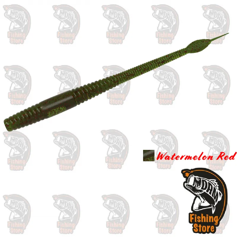 Vinilo pesca AGR Motion Worm  Watermelon Red tienda Madrid DRM