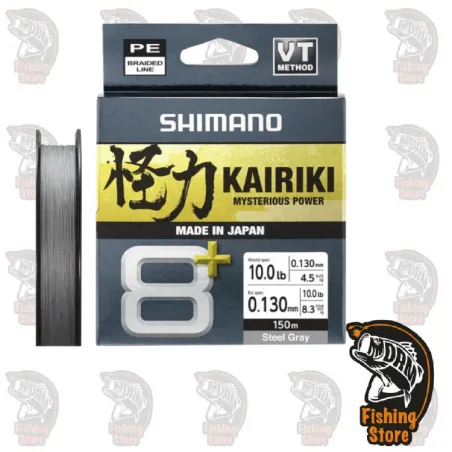0.13 mm Kairiki 8+  Shimano Linea trenzada pesca DRM tienda Madrid