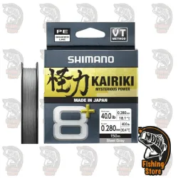 0.28 mm Kairiki 8+  Shimano Linea trenzada pesca DRM tienda Madrid