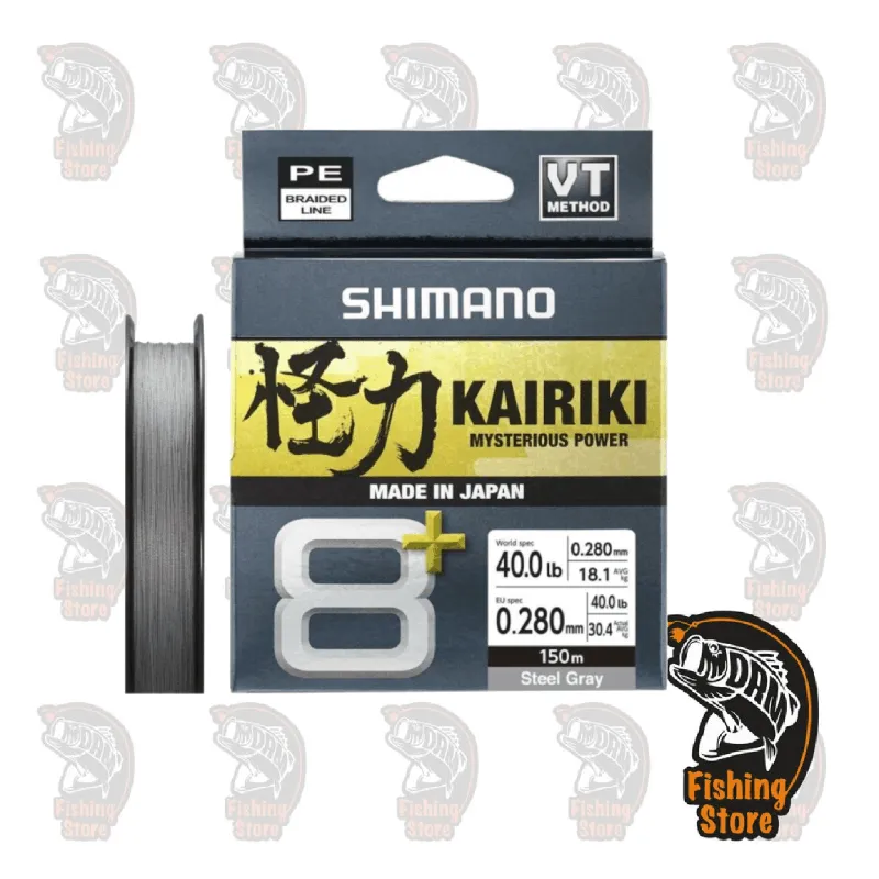 0.28 mm Kairiki 8+  Shimano Linea trenzada pesca DRM tienda Madrid