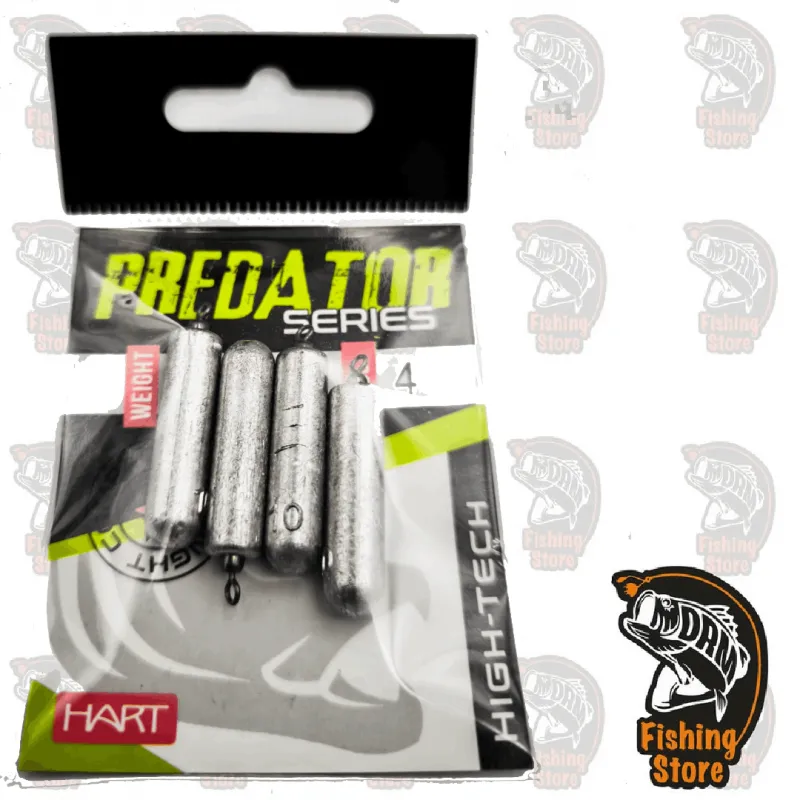 Plomo pesca 1/4 OZ Free Rig Rattlin Predator  Hart  tienda Madrid DRM