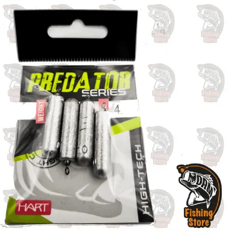 Plomo pesca 1/4 OZ Free Rig Rattlin Predator  Hart  tienda Madrid DRM