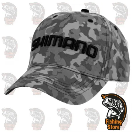 Gorra pesca Shimano Camo SHCAPGCA tienda DRM Fishing Madrid