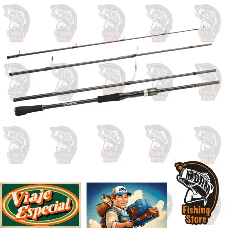 Caña pesca viaje Travel Exceler Mobile 804HFS Daiwa tienda Madrid DRM