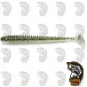 Vinilo pesca Bass 3 Keitech Swing Impact 416T: Silver Flash Minnow DRM