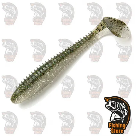 Señuelo  3,8"  Swing Impact fat Keitech 416T: Silver Flash Minnow  DRM