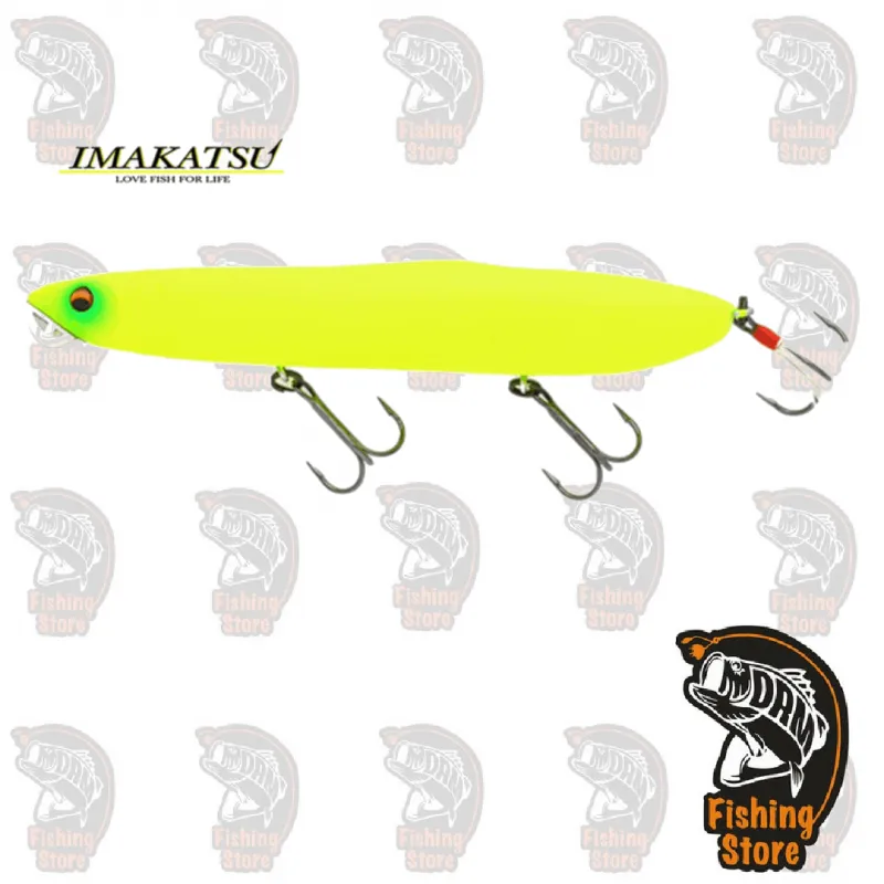 Señuelo superficie Iron Mouth 128 IMAKATSU 80 Super Lemon DRM Madrid