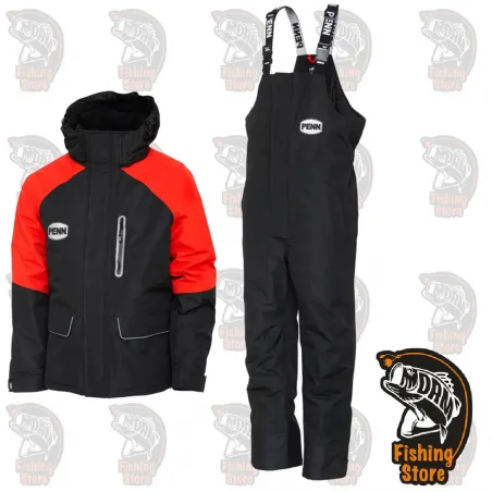 TRAJE PESCA TERMICO IMAX PENN FIERCE THERMO SUIT M FIERY RED/INK DRM