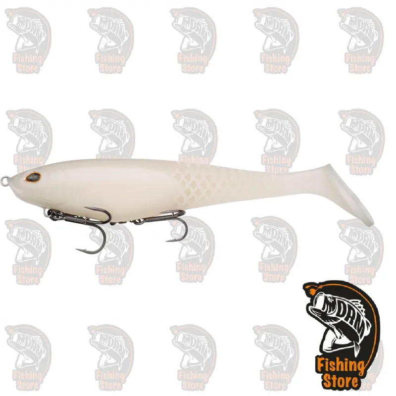 Albino Berkley PowerBait CullShad Shallow de 20cm pesca Madrid DRM