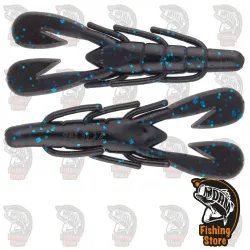 Vinilo pesca bass 072 Black Blue Zoom Ultravibe Speed Craw DRM Madrid