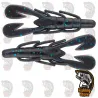 Vinilo pesca bass 072 Black Blue Zoom Ultravibe Speed Craw DRM Madrid