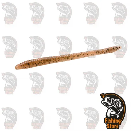 013 Pumpkin Vinilo pesca Finesse Worm ZOOM Tienda  Madrid DRM Fishing