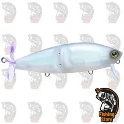 Matte Pearl Glitter Shad YO-ZURI Wake Prop105 Tienda Pesca Madrid DRM