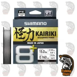 0.16 Shimano Linea trenzada pesca Kairiki 8+ Tienda Madrid DRM Fishing