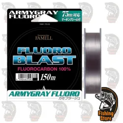 Línea pesca 14 Libras Fluoro Blast Yamatoyo Armygray tienda Madrid DRM