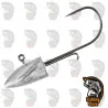 Cabeza plomada Damiki rig 2/0 12 g Duo Bay Ruf Head tienda pesca DRM