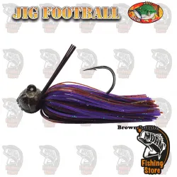 Brown Purple  Football Jig AGR Baits 1/2  tienda pesca Madrid DRM