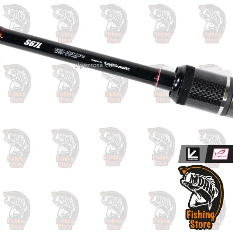 Caña spinning BlackBass S67L  Tailwalk Gekiha Banks tienda Madrid DRM