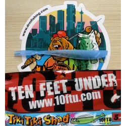 Señuelo pesca sonda tiempo real 5American Shad Tiki Tiki Shad  Madrid