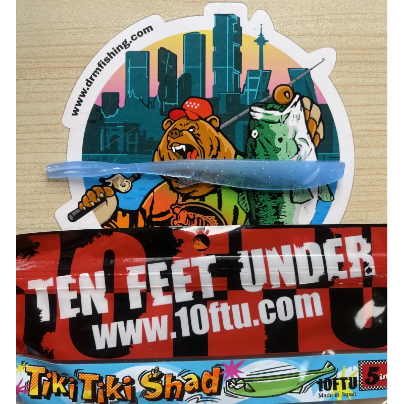 Señuelo pesca sonda tiempo real 5American Shad Tiki Tiki Shad  Madrid