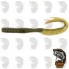 IHWT6GPP Green Pumpkin Purple  Señuelo Hart Worm Tail pesca Madrid DRM