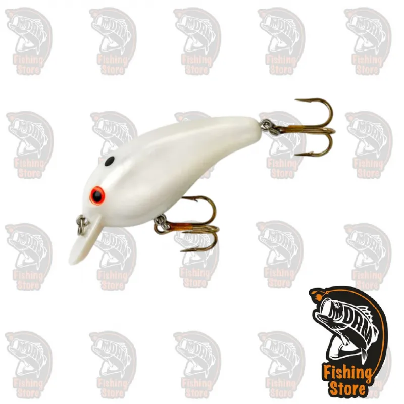 Señuelo pesca Crankbaits Pearl/Red Eye Cotton Cordell Big-O Madrid DRM