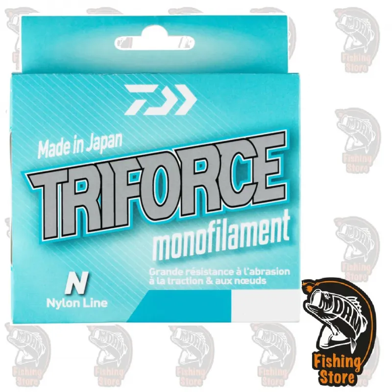 Hilo Daiwa Triforce 0.60  bajo de línea pesca Lucio Tienda Madrid DRM