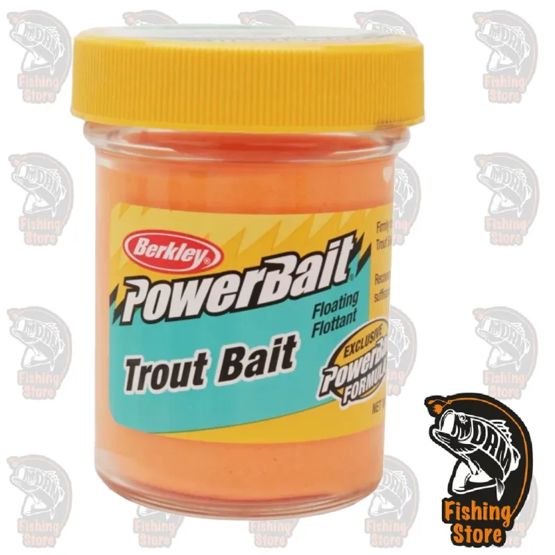 Pasta Trucha Berkley PowerBait Trout Orange Fluorescent  Madrid DRM