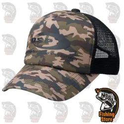 Gorra Exclusiva de pesca O.S.P. Logo Mesh Cap Woodand Camo tienda DRM