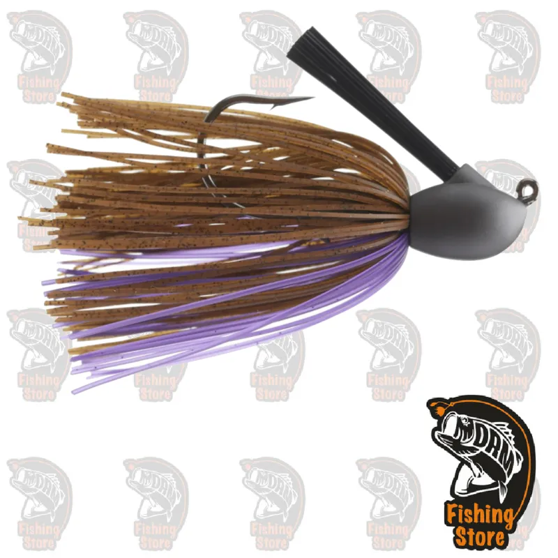 008/508-BROWN PURPLE Keitech Model I 1/2 Tungsten Casting Jig DRM