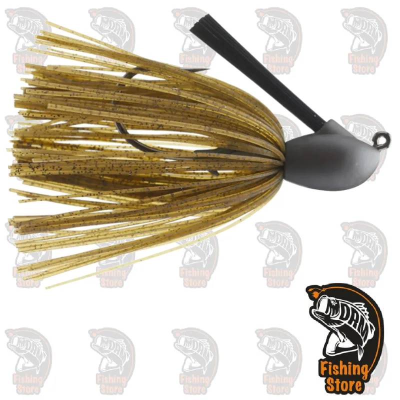 105-DARK GREEN PUMPKIN  Keitech Model I 3/8 Tungsten Casting Jig DRM