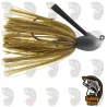 105-DARK GREEN PUMPKIN  Keitech Model I 3/8 Tungsten Casting Jig DRM