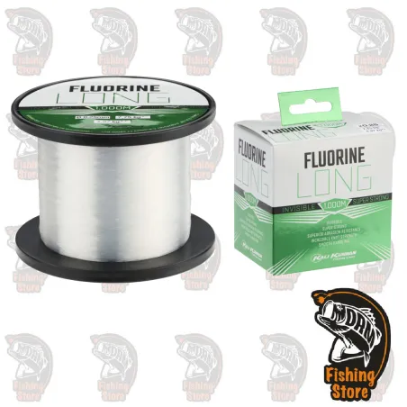 Bobina de hilo pesca 0.25 mm Hilo 1000 Metros KK FLUORING LONG DRM