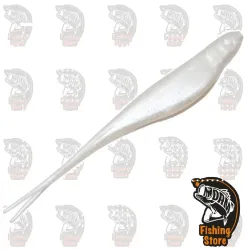 Señuelo ZMAN Scented Jerk ShadZ 4" Pesca Madrid DRM Fishing Pearl