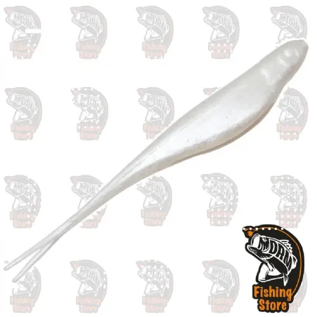 Señuelo ZMAN Scented Jerk ShadZ 4" Pesca Madrid DRM Fishing Pearl