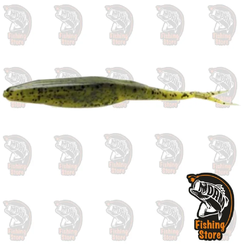 Vinilo pesca Super Fluke 5,25" ZOOM Tienda Pesca Madrid DRM Fishing